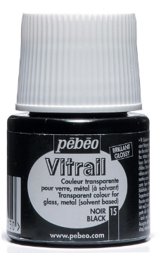 Picture of Pebeo Vitrail 45ml Black (15)