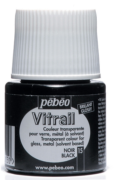 Picture of Pebeo Vitrail - 45ml Black (15)