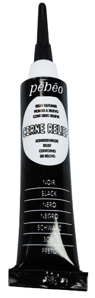 Picture of Pebeo Cerne Relief Outliner - 20ml Black