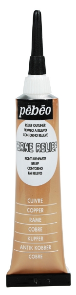 Picture of Pebeo Vitrail Cerne Relief Outliner - 20ml Copper
