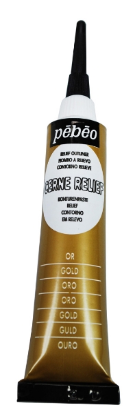 Picture of Pebeo Vitrail Cerne Relief Outliner - 20ml Gold