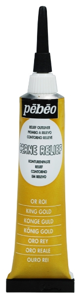 Picture of Pebeo Vitrail Cerne Relief Outliner - 20ml King Gold