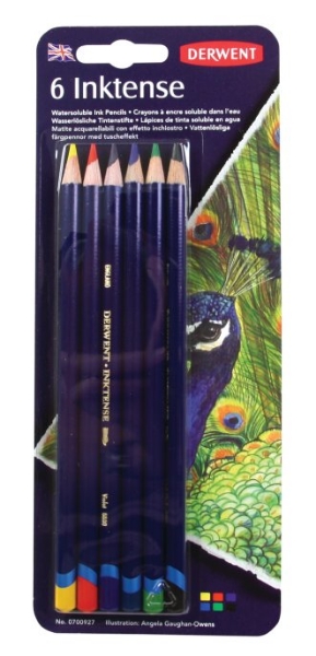 Picture of Derwent Inktense Pencils - Set of 6 (Blister Pack)