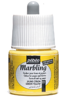 Picture of Pebeo Marbling Colour 45ml Lemon Yellow (01)