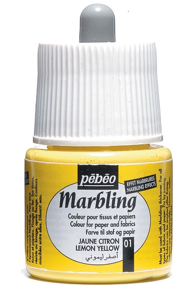 Picture of Pebeo Marbling Colour - 45ml Lemon Yellow (01)