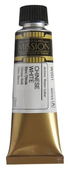 Picture of Mijello Mission Gold Watercolour - 15ml (Series A - Chinese White - W501) 