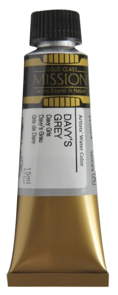 Picture of Mijello Mission Gold Watercolour - 15ml (Series A - Davy’S Grey - W504)