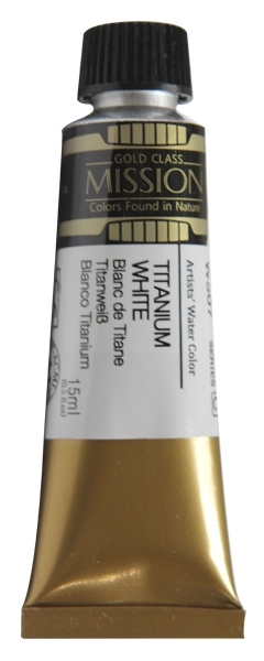 Picture of Mijello Mission Gold Watercolour - 15ml (Series C - Titanium White - W507)