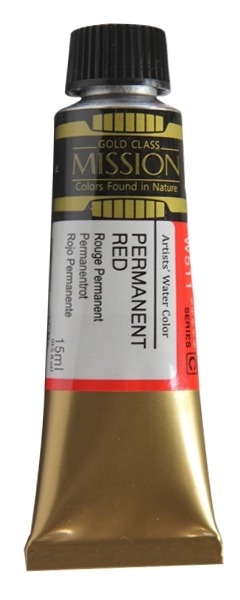 Picture of Mijello Mission Gold Watercolour - 15ml (Series C - Permanent Red - W511)