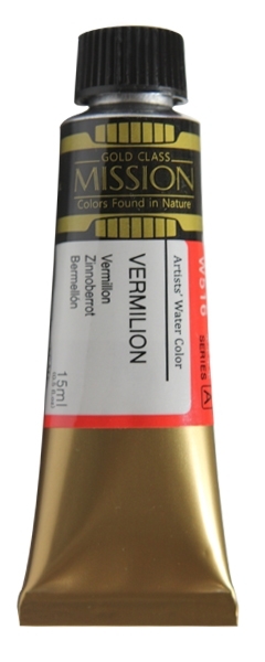 Picture of Mijello Mission Gold Watercolour - 15ml (Series A - Vermilion - W516) 