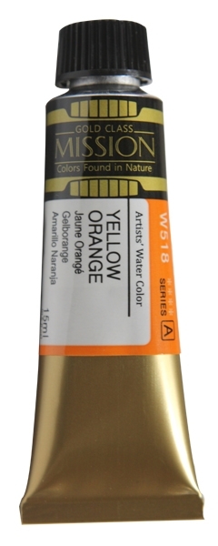 Picture of Mijello Mission Gold Watercolour - 15ml (Series A - Yellow Orange - W518) 