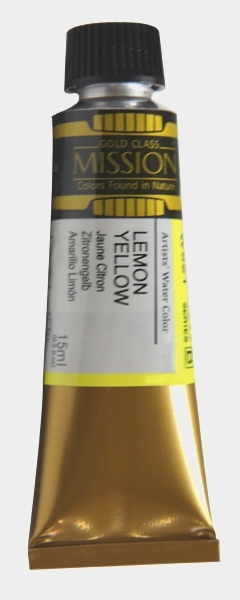 Picture of Mijello Mission Gold Watercolour - 15ml (Series B - Lemon Yellow - W521)