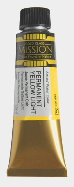 Picture of Mijello Mission Gold Watercolour - 15ml (Series C - Permanent Yellow Light - W522) 