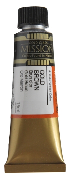 Picture of Mijello Mission Gold Watercolour - 15ml (Series B - Gold Brown (W529) 