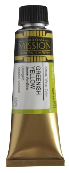 Picture of Mijello Mission Gold Watercolour - 15ml (Series C - Greenish Yellow - W531) 