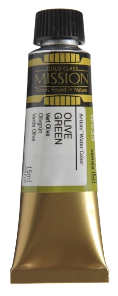 Picture of Mijello Mission Gold Watercolour - 15ml (Series C - Olive Green - W533) 