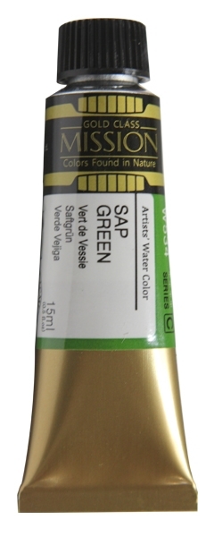 Picture of Mijello Mission Gold Watercolour - 15ml (Series C - Sap Green - W534) 