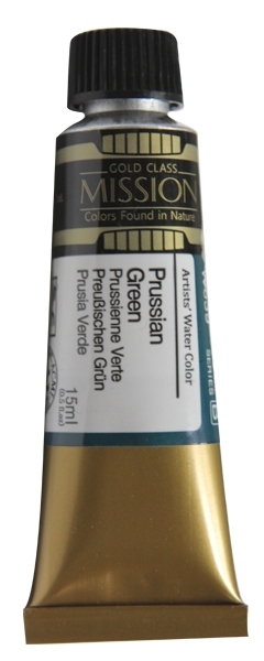 Picture of Mijello Mission Gold Watercolour - 15ml (Series B - Prussian Green - W539)