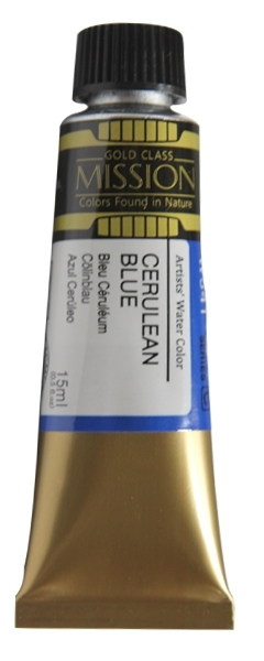 Picture of Mijello Mission Gold Watercolour - 15ml (Series C - Cerulean Blue - W541) 
