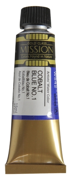 Picture of Mijello Mission Gold Watercolour - 15ml (Series A - Cobalt Blue No.1 - W542)