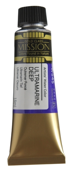 Picture of Mijello Mission Gold Watercolour - 15ml (Series B - Ultramarine Deep - W545) 