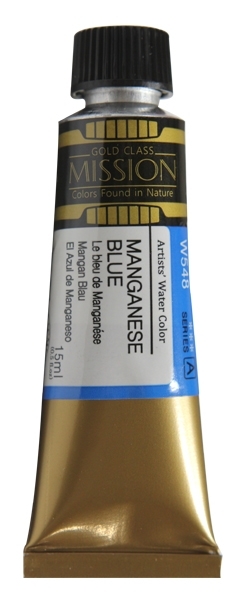 Picture of Mijello Mission Gold Watercolour - 15ml (Series A - Manganese Blue - W548) 