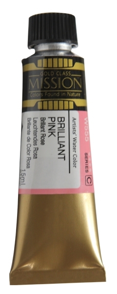 Picture of Mijello Mission Gold Watercolour - 15ml (Series C - Brilliant Pink - W555)