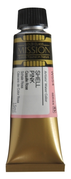Picture of Mijello Mission Gold Watercolour - 15ml (Series B - Shell Pink - W554)