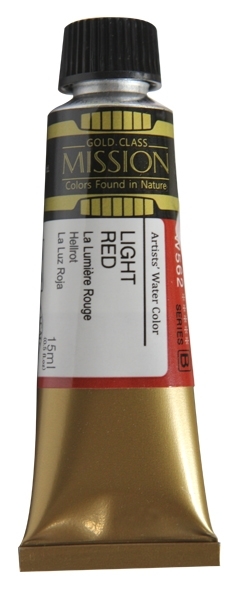 Picture of Mijello Mission Gold Watercolour - 15ml (Series B - Light Red - W562)