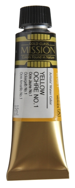 Picture of Mijello Mission Gold Watercolour - 15ml (Series A - Yellow Ochre - W561)