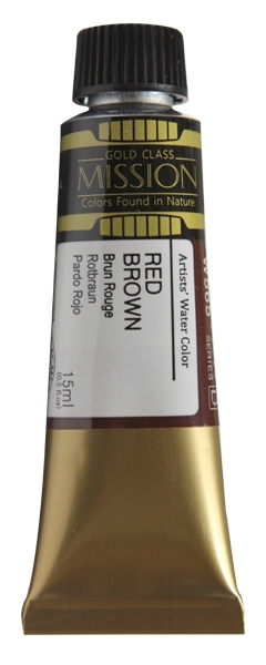 Picture of Mijello Mission Gold Watercolour - 15ml (Series D - Red Brown - W565)