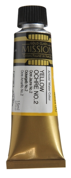 Picture of Mijello Mission Gold Watercolour - 15ml (Series A - Yellow Ochre - W568)