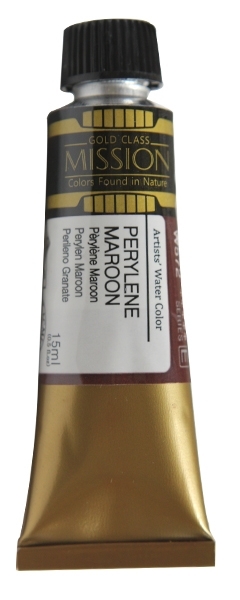 Picture of Mijello Mission Gold Watercolour - 15ml (Series E - Perylene Maroon - W572) 