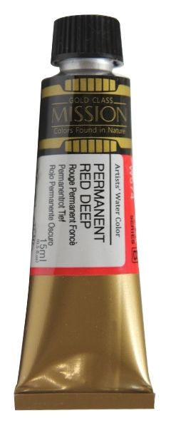 Picture of Mijello Mission Gold Watercolour - 15ml (Series B - Permanent Red Deep - W574)