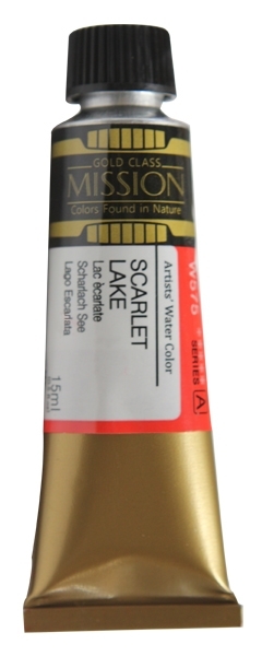 Picture of Mijello Mission Gold Watercolour - 15ml (Series D - Scarlet Lake - W575)