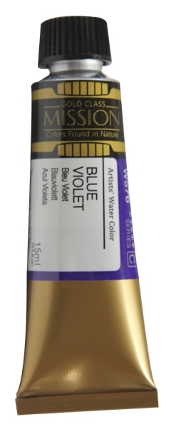 Picture of Mijello Mission Gold Watercolour - 15ml (Series C  - Blue Violet - W576) 