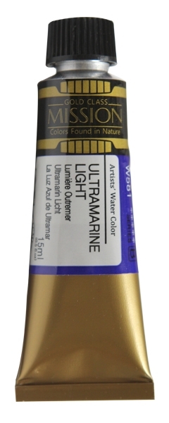 Picture of Mijello Mission Gold Watercolour - 15ml (Series B - Ultramarine Light - W581)