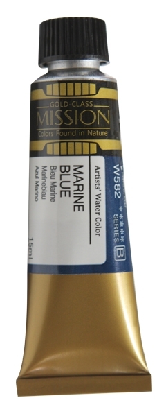 Picture of Mijello Mission Gold Watercolour - 15ml (Series B - Marine Blue - W582)