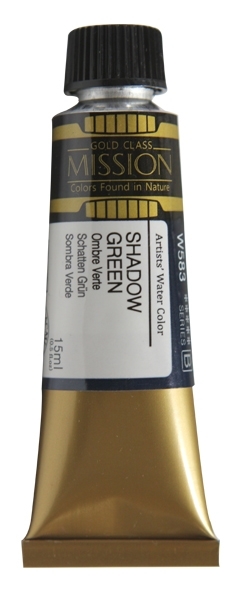 Picture of Mijello Mission Gold Watercolour - 15ml (Series B - Shadow Green - W583)