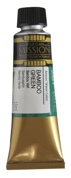 Picture of Mijello Mission Gold Watercolour - 15ml (Series C - Bamboo Green - W584)