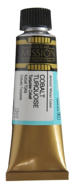 Picture of Mijello Mission Gold Watercolour - 15ml (Series E - Cobalt Turquoise - W590) 