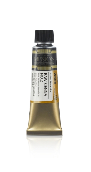 Picture of Mijello Mission Gold Watercolour - 15ml (Series A - Raw Sienna - W606)