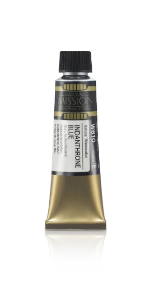 Picture of Mijello Mission Gold Watercolour - 15ml (Series E - Indianthrone Blue - W610)