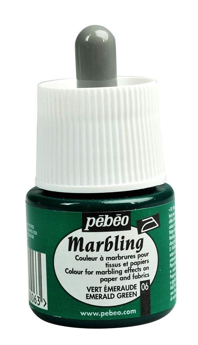 Hindustan Trading Company Pebeo Marbling Colour 45ml 06 Emerald Green Pebeo Marbling Colours