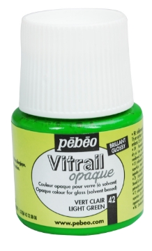 Picture of Pebeo Vitrail Opaque Colour 45ml Light Green (42)