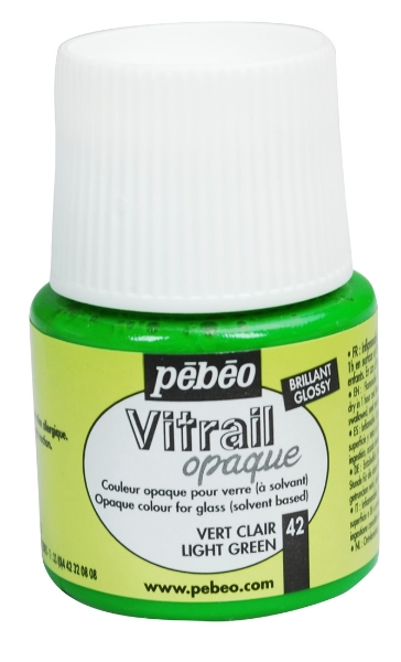 Picture of Pebeo Vitrail Opaque Colour - 45ml Light Green (42)