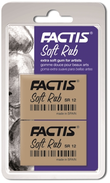Picture of Factis Soft Rub Eraser - Blister Pack 2