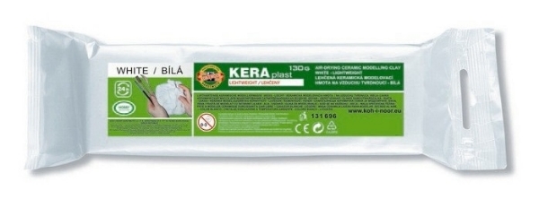 Picture of Kohinoor Air Drying Ceramic Modelling Clay White Light Weight 130g (131696)