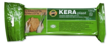 Picture of Kohinoor Kera Plast Air Drying Ceramic Modelling Clay Terracotta 1000g (131707)