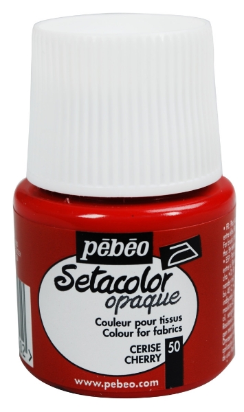 Picture of Pebeo Setacolour Opaque 45ml Cherry (050)